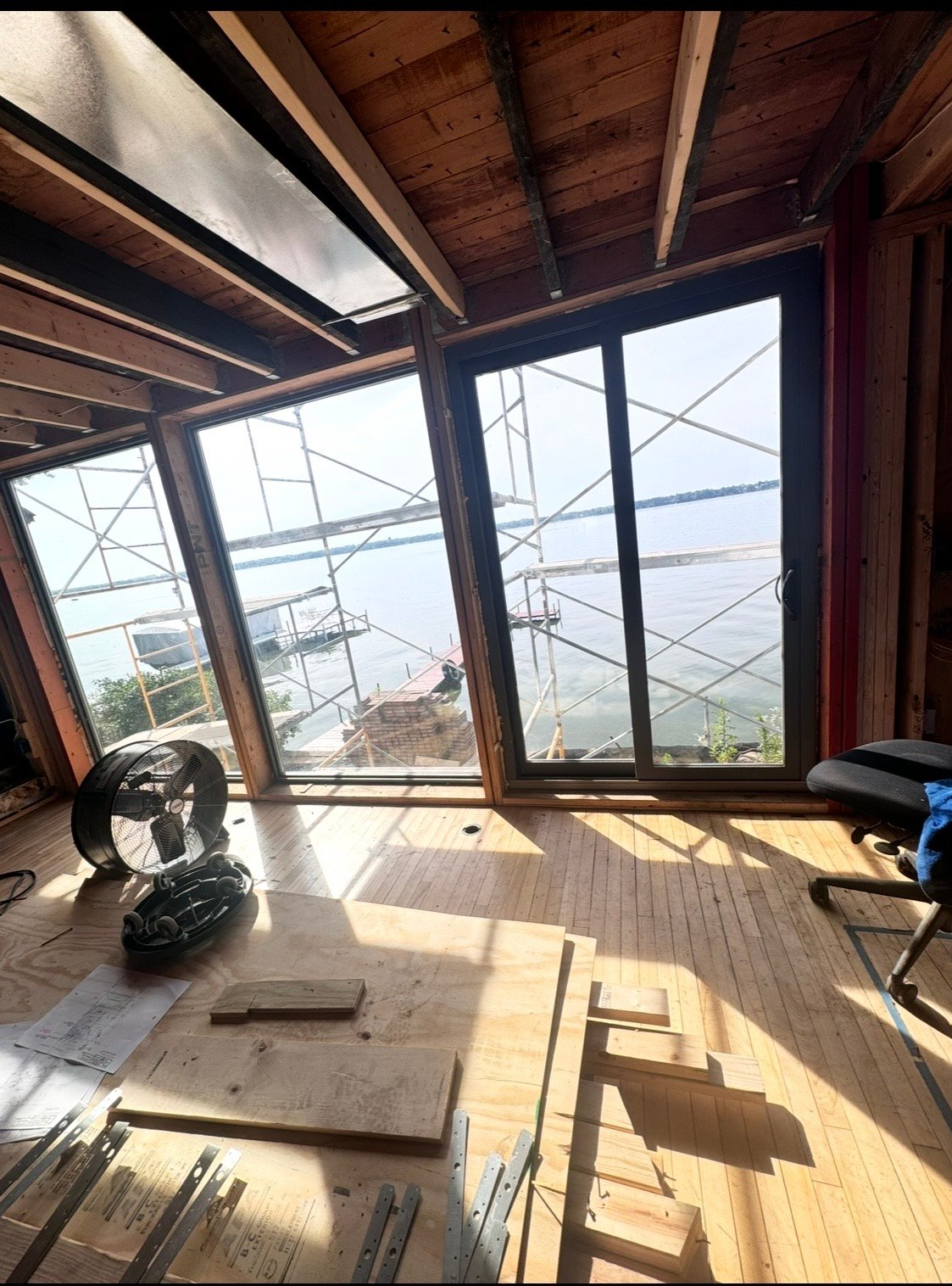 Basement remodel with new family room in Fitchburg WI