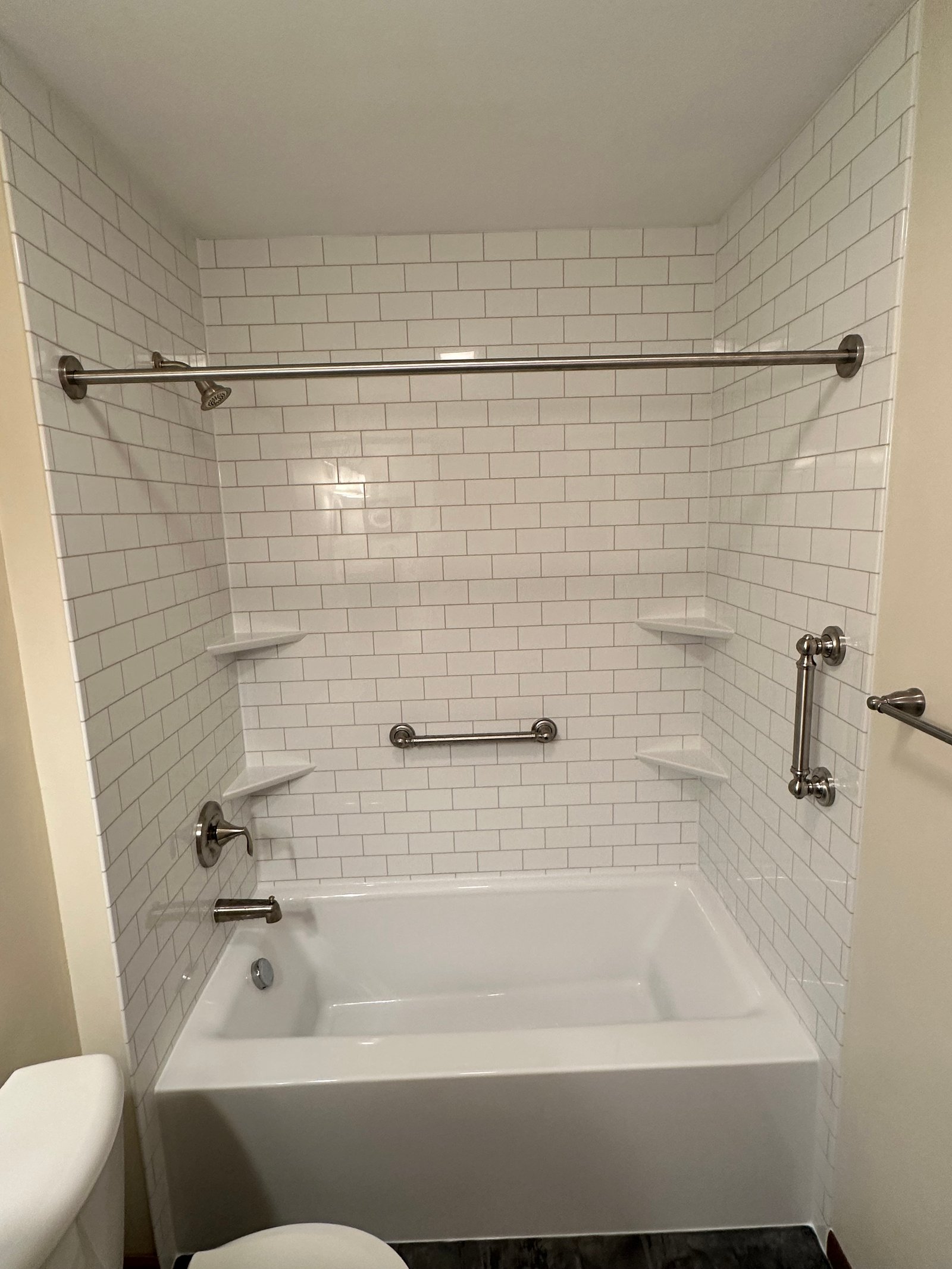 Bathroom remodel with accessibility features in McFarland WI