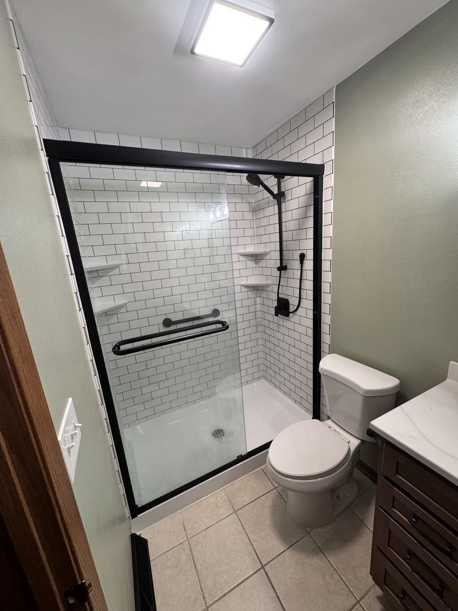 Custom tile surrounds and shower installation in Fitchburg WI