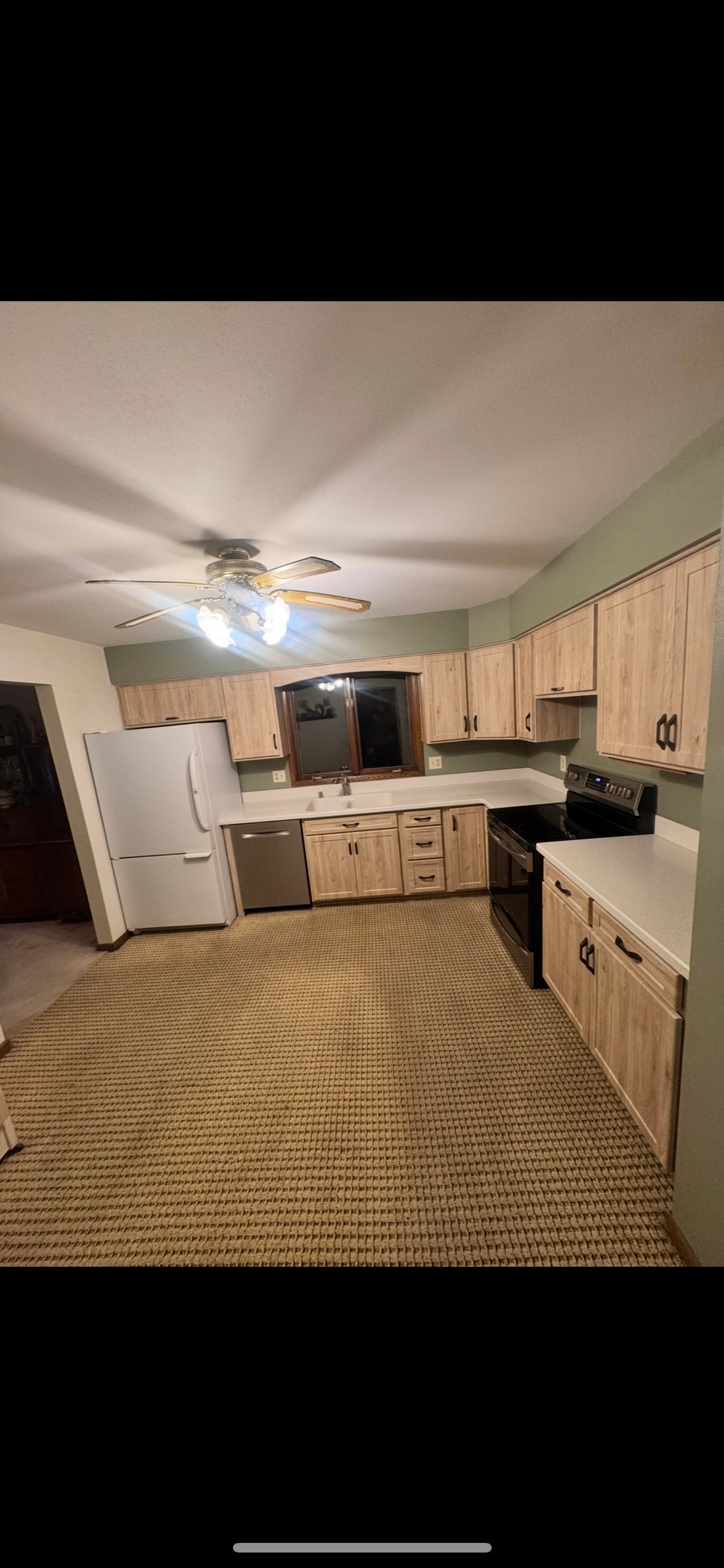 Kitchen update with new countertops and backsplash in Verona WI